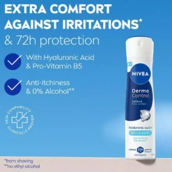 NIVEADerma Control Antiperspirant Deo Spray Derma Control Defend 150 ml