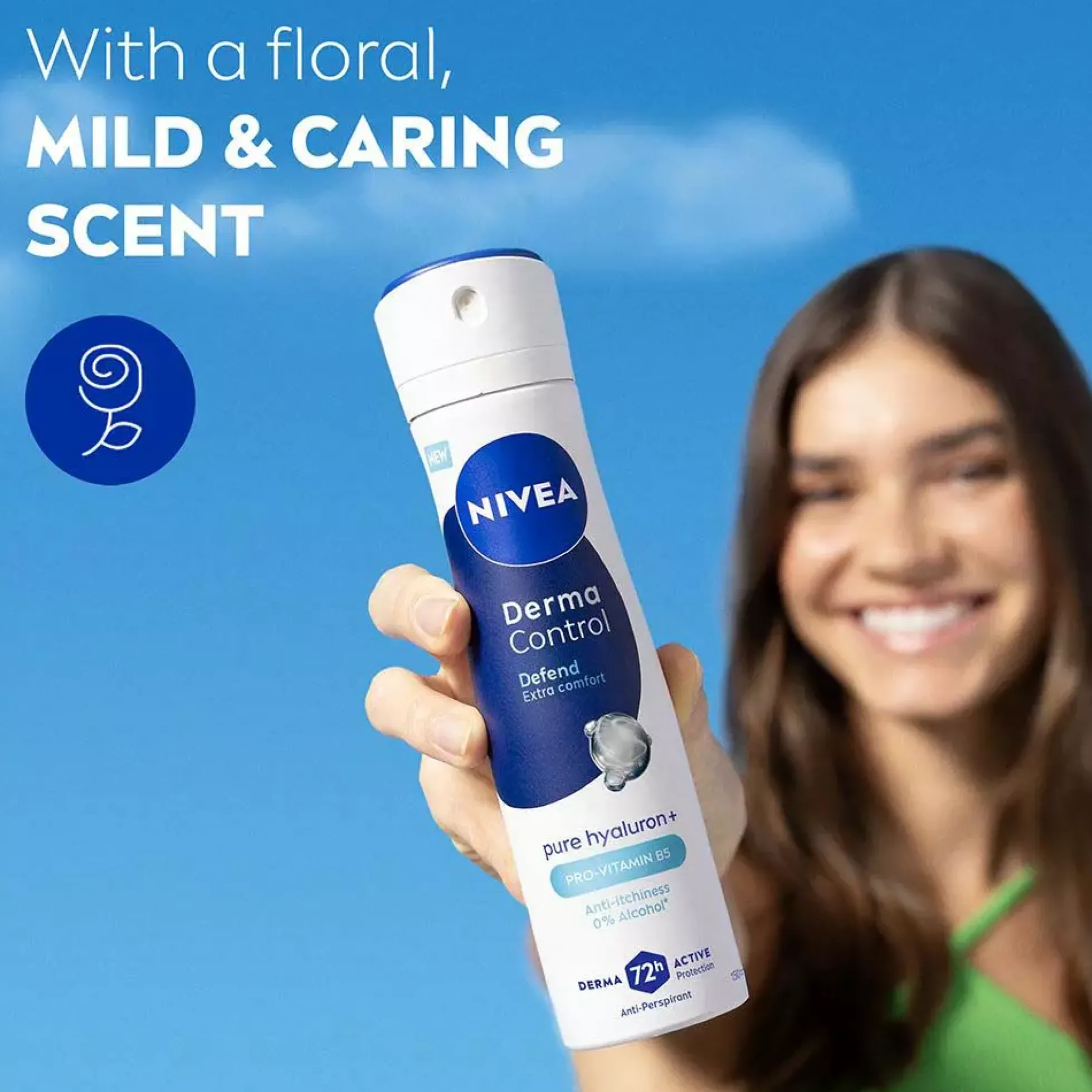 NIVEADerma Control Antiperspirant Deo Spray Derma Control Defend 150 ml