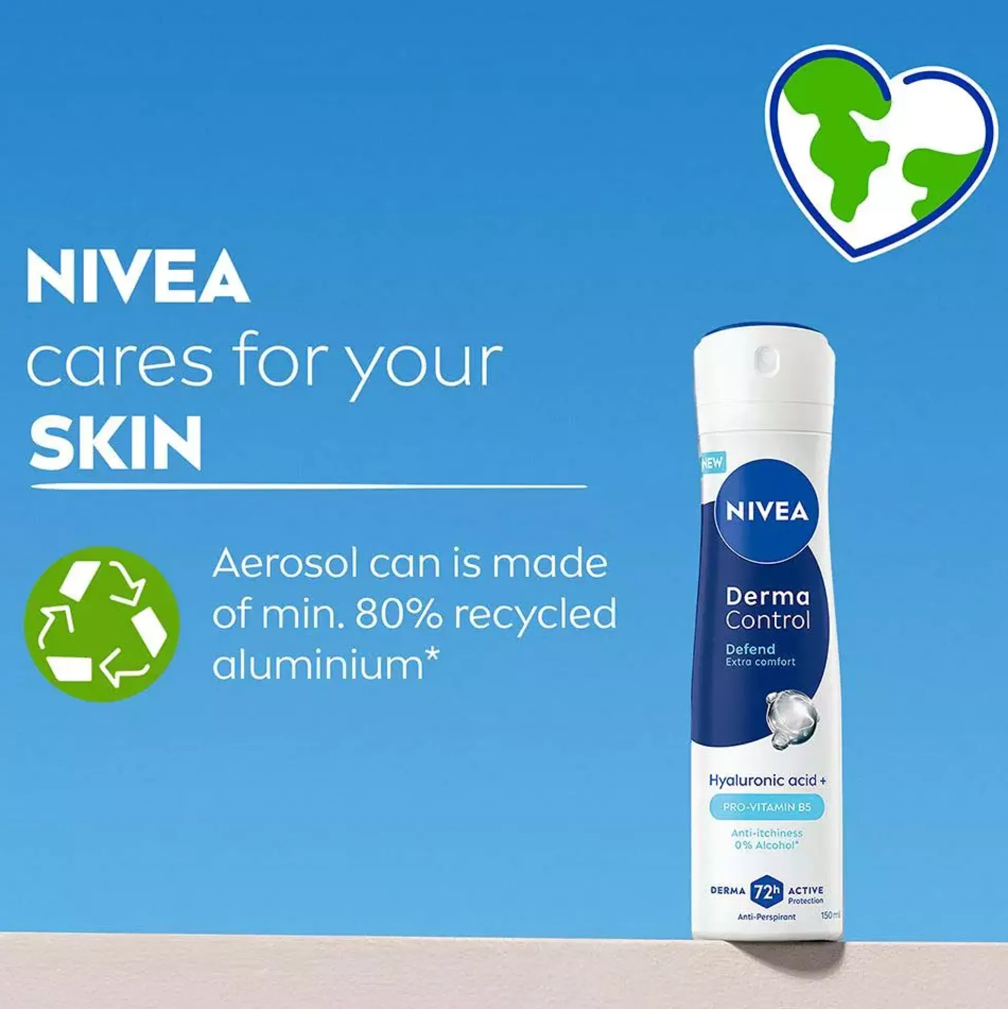 NIVEADerma Control Antiperspirant Deo Spray Derma Control Defend 150 ml