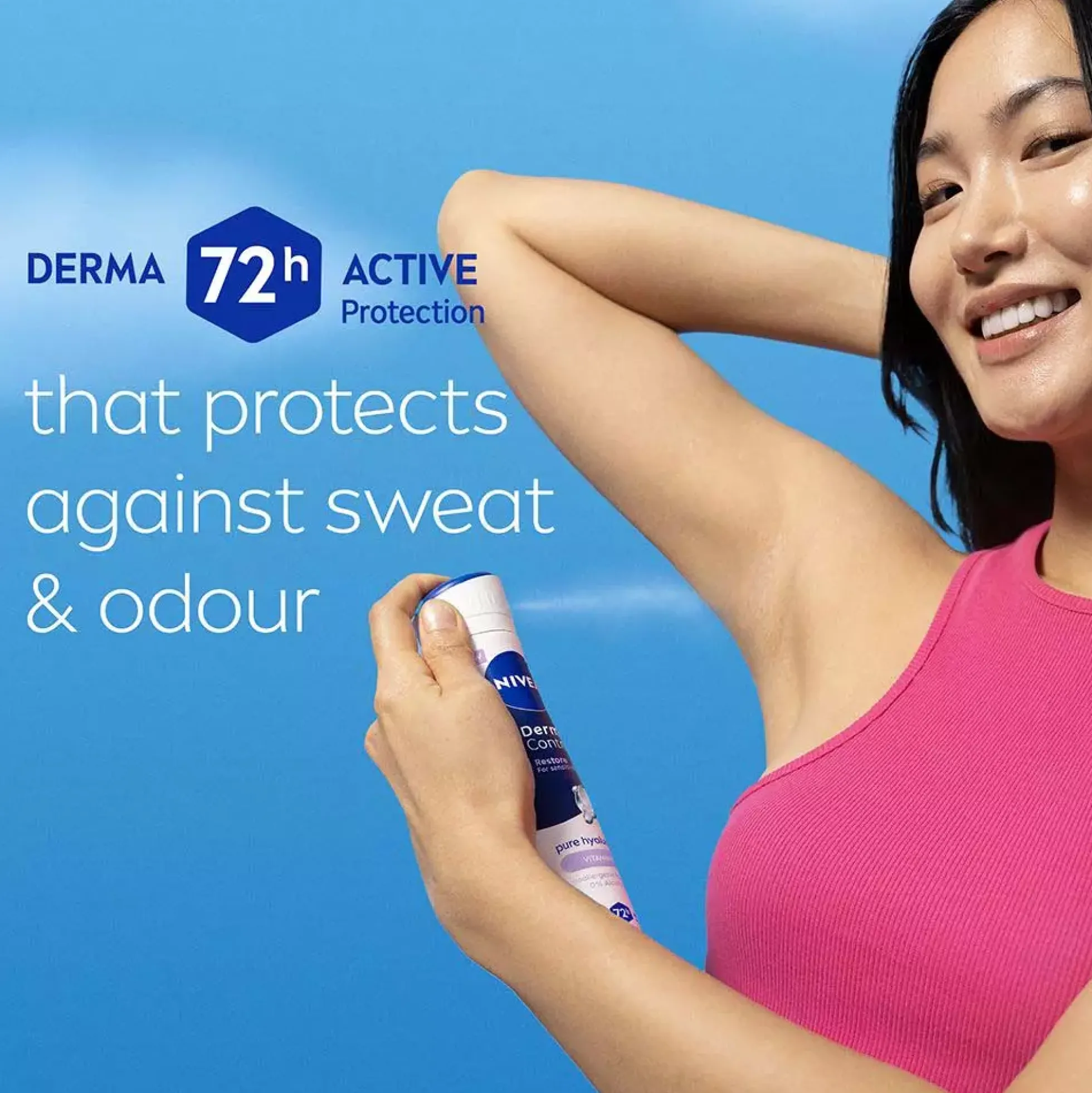 NIVEADerma Control Antiperspirant Deo Spray Restore Sensitive 150 ml
