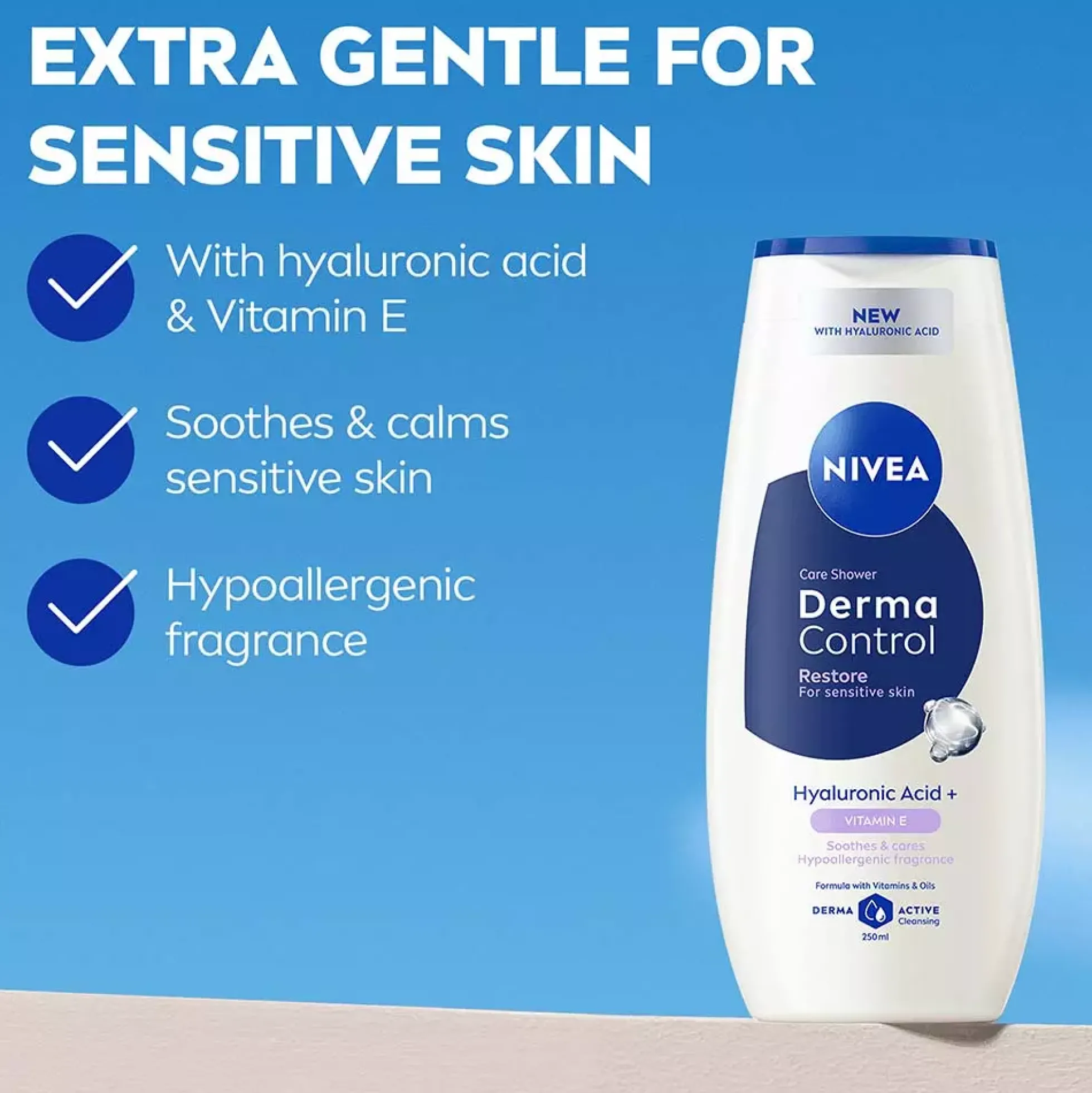 NIVEADerma Control Restore Sensitive Shower 250 ml