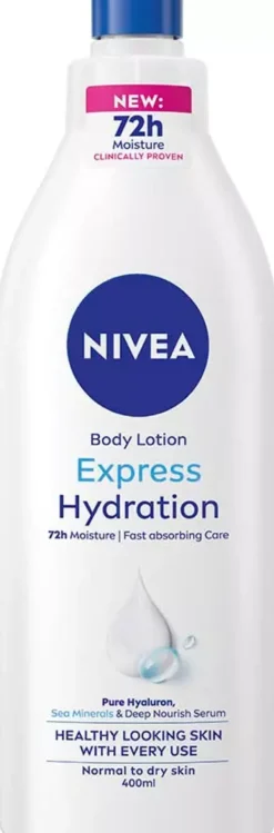 NIVEA Express Hydration Body Lotion Pump 400 ml