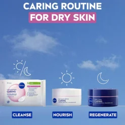 NIVEA 3-in-1 Caring Cleansing Wipes 200 ml