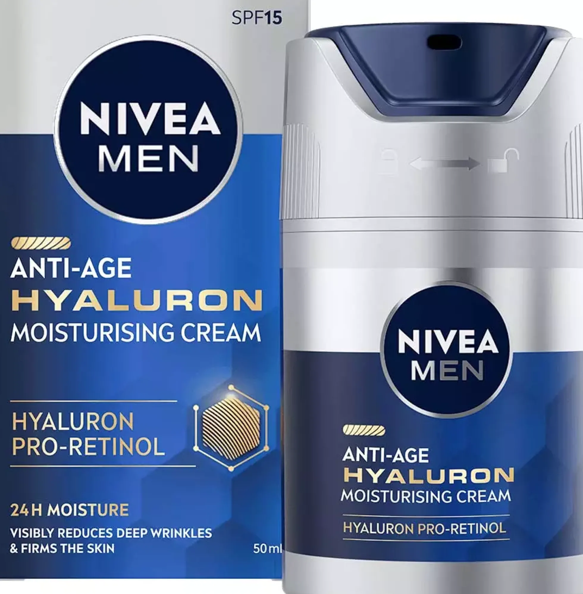 NIVEAMEN Anti Age Hyaluron Moisturising Cream 50 ml