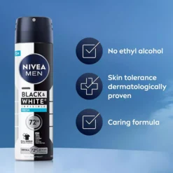 NIVEAMEN Antiperspirant Deo Black & White Fresh Spray 150 ml