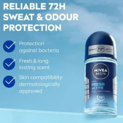NIVEAMEN Antiperspirant Deo Fresh Active Roll on 50 ml
