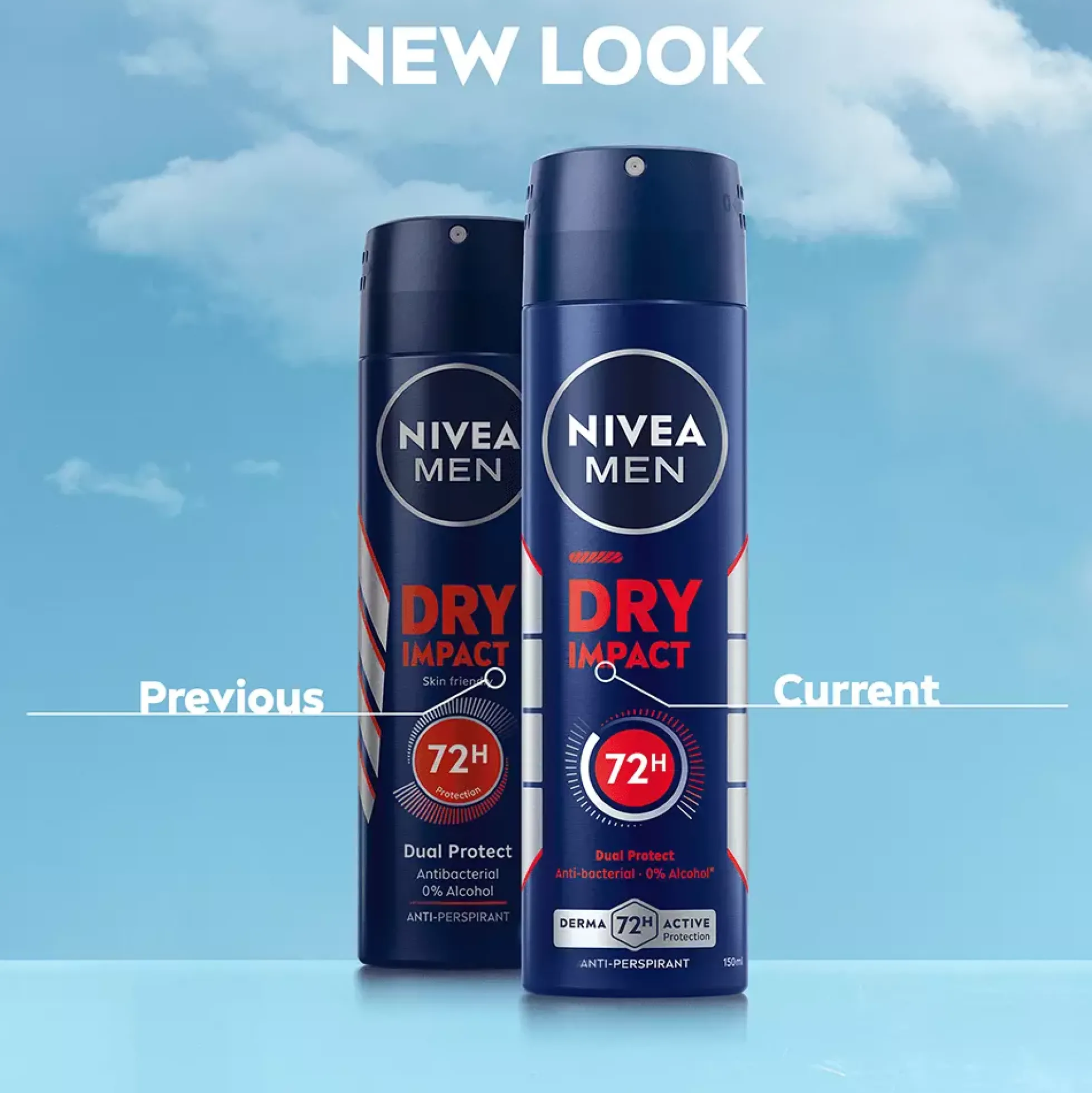 NIVEAMEN Antiperspirant Deo Spray Dry Impact 150 ml