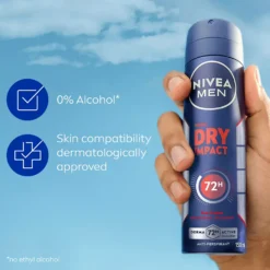 NIVEAMEN Antiperspirant Deo Spray Dry Impact 150 ml