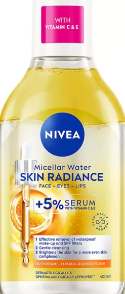 NIVEA Micellar Water Skin Radiance +5% serum 400 ml