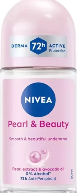 NIVEA Pearl & Beauty Antiperspirant Deo Roll on 50 ml