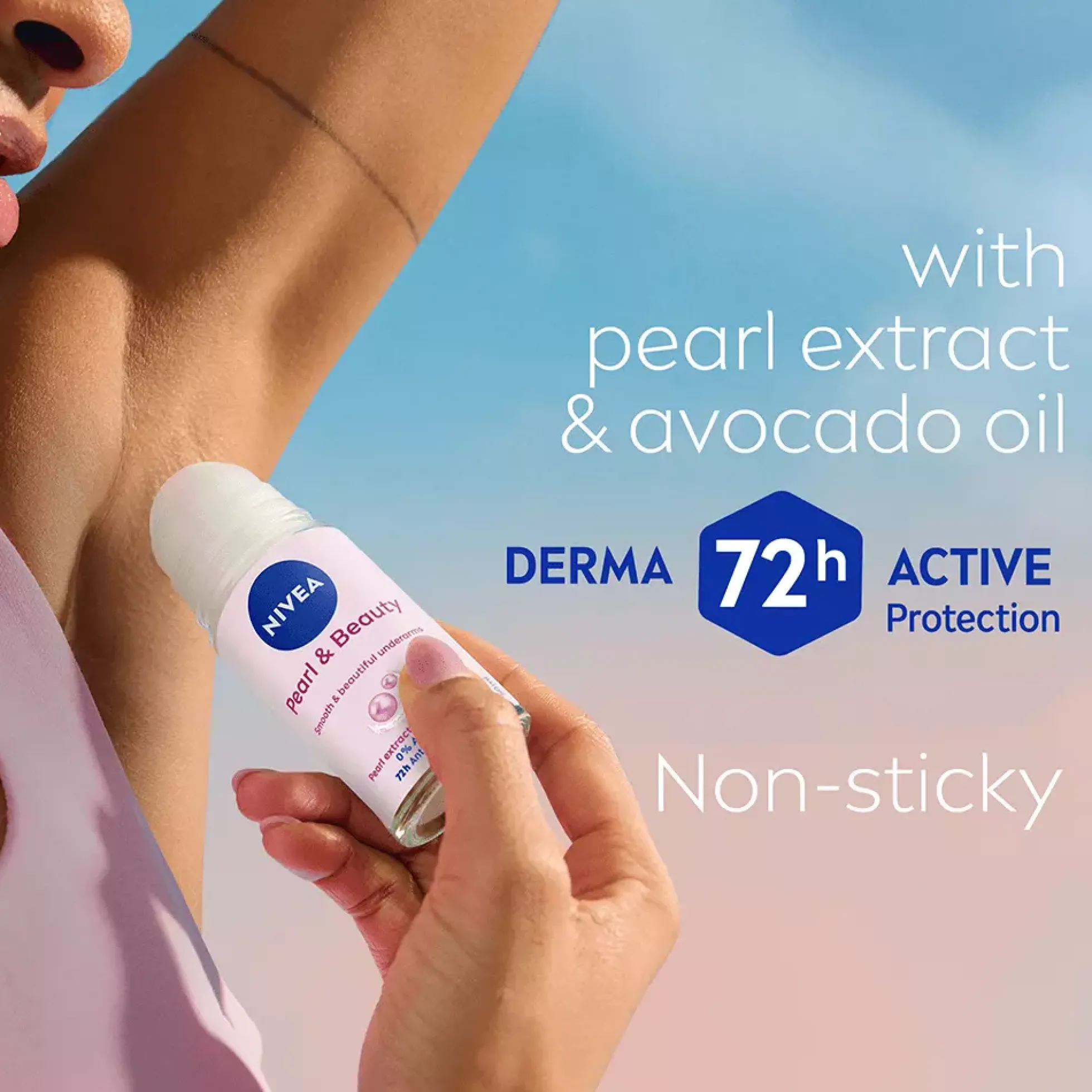 NIVEA Pearl & Beauty Antiperspirant Deo Roll on 50 ml