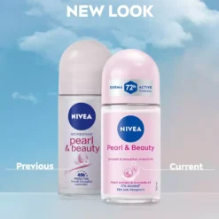 NIVEA Pearl & Beauty Antiperspirant Deo Roll on 50 ml