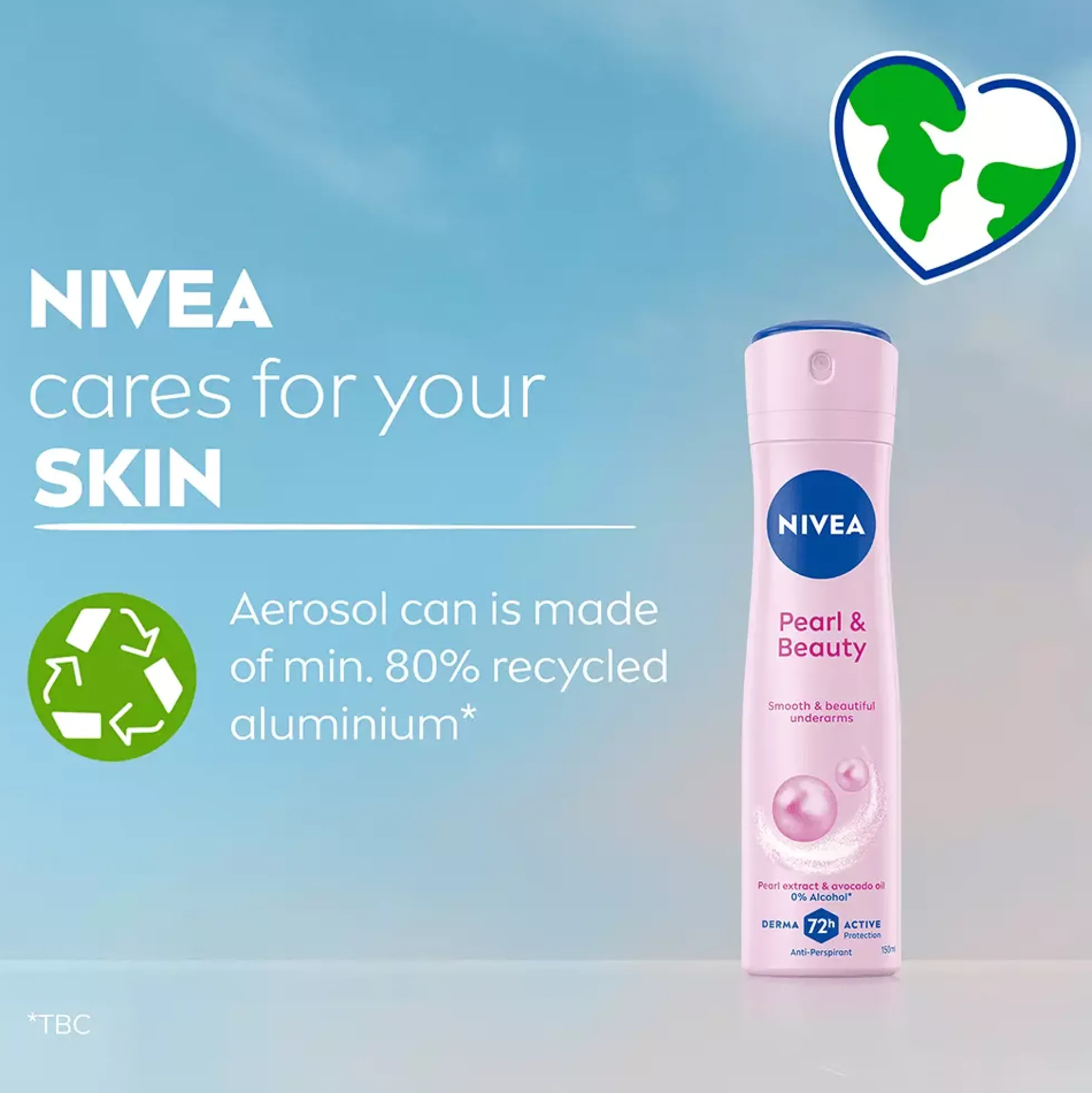 NIVEA Pearl & Beauty Spray 150 ml