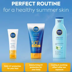 NIVEASUN Protect & Moisture Invisible Finish Lotion SPF 50+ 150 ml