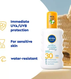 NIVEASUN Sensitive Immediate Protect Soothing Sun Lotion SPF30 200 ml