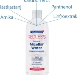 NovaclearRedless Soothing Micellar Water 400 ml