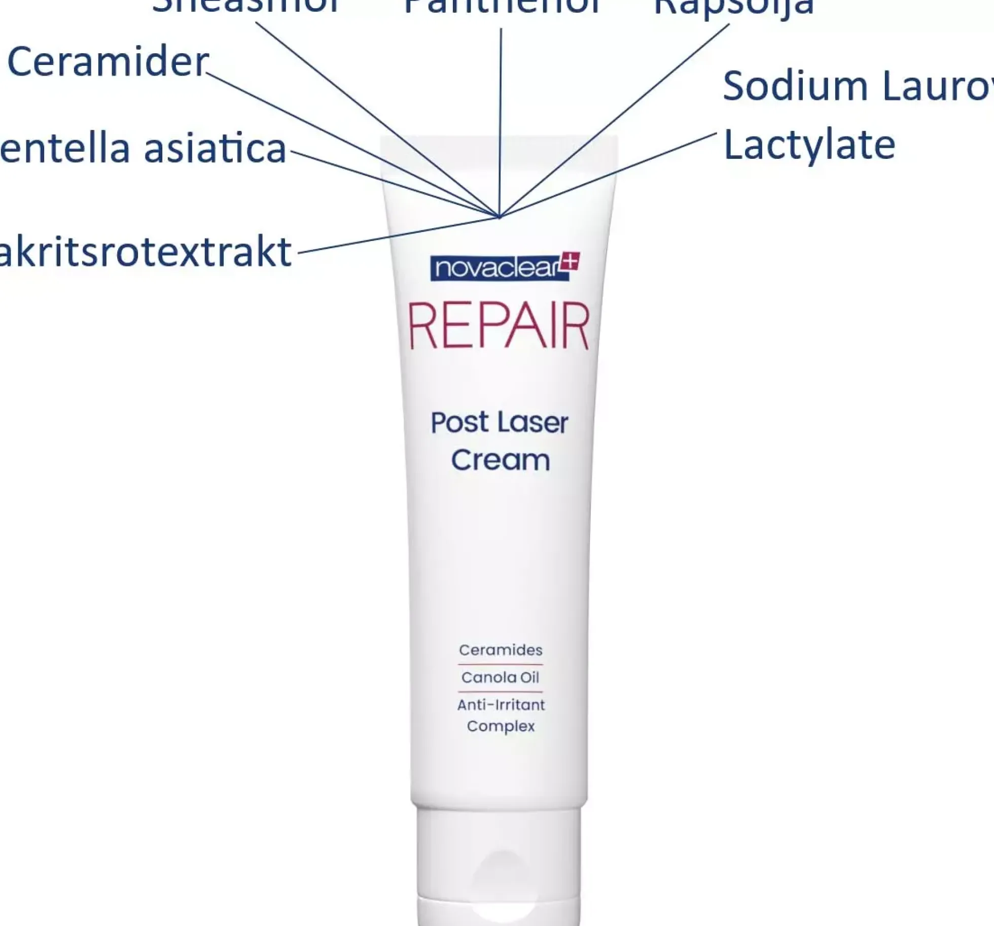 NovaclearRepair Post Laser Cream Face & Body 75 ml