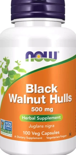 NOW Black Walnut Hulls 500 mg 100 st