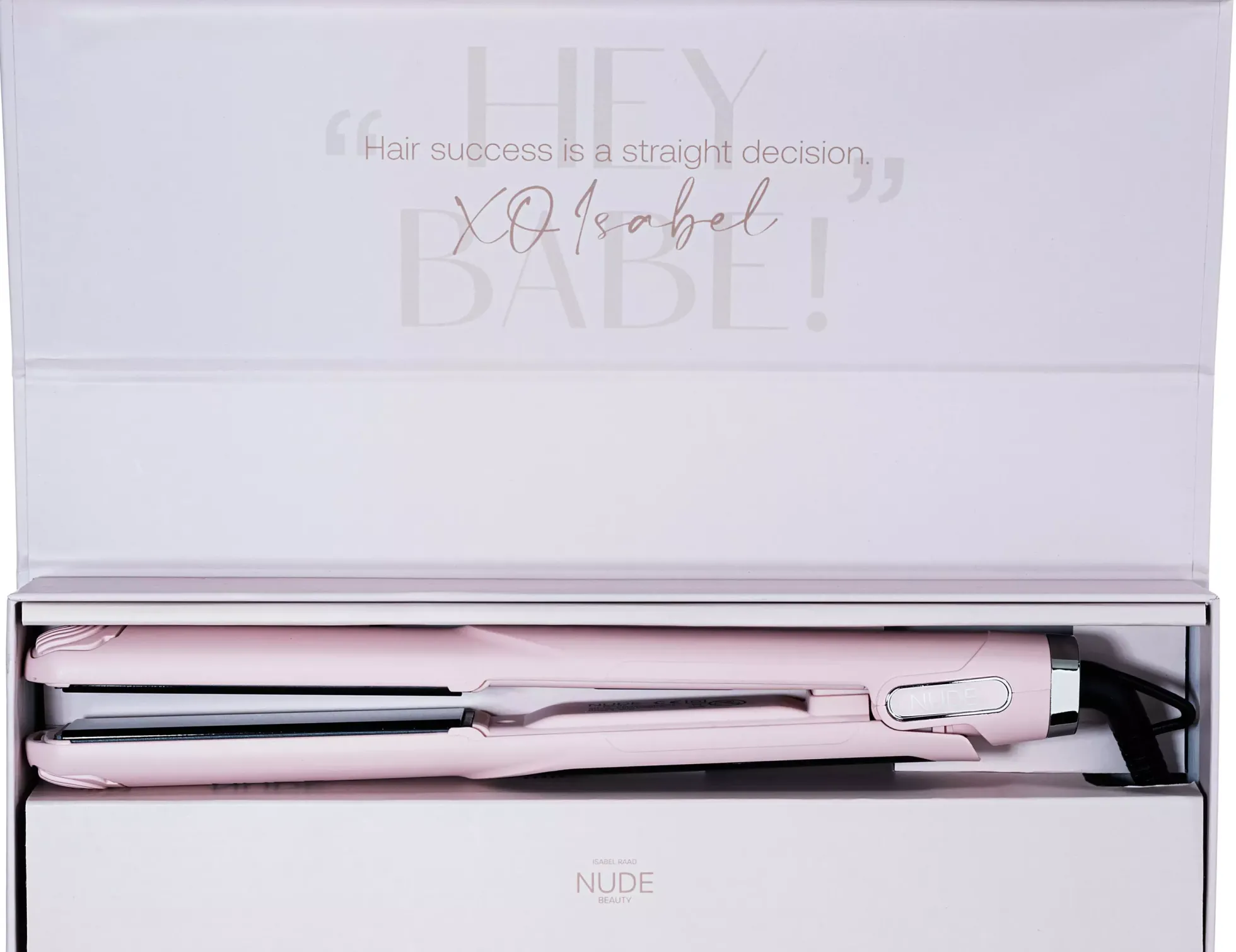 Nude Beauty Flat Iron Hair Straightener
