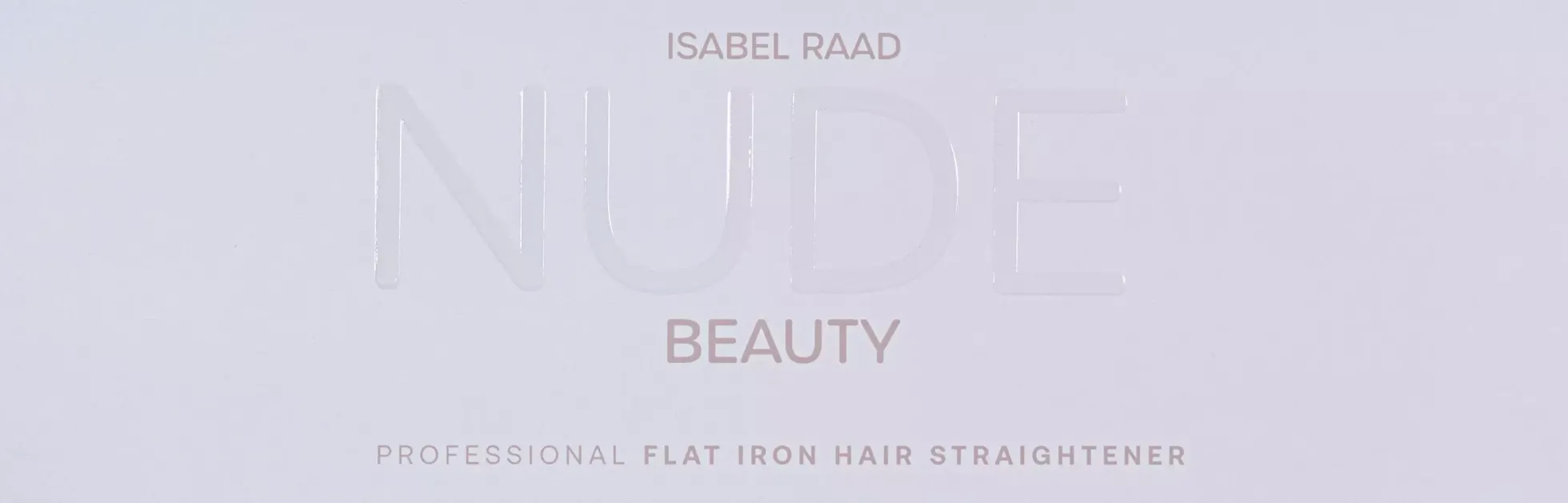 Nude Beauty Flat Iron Hair Straightener