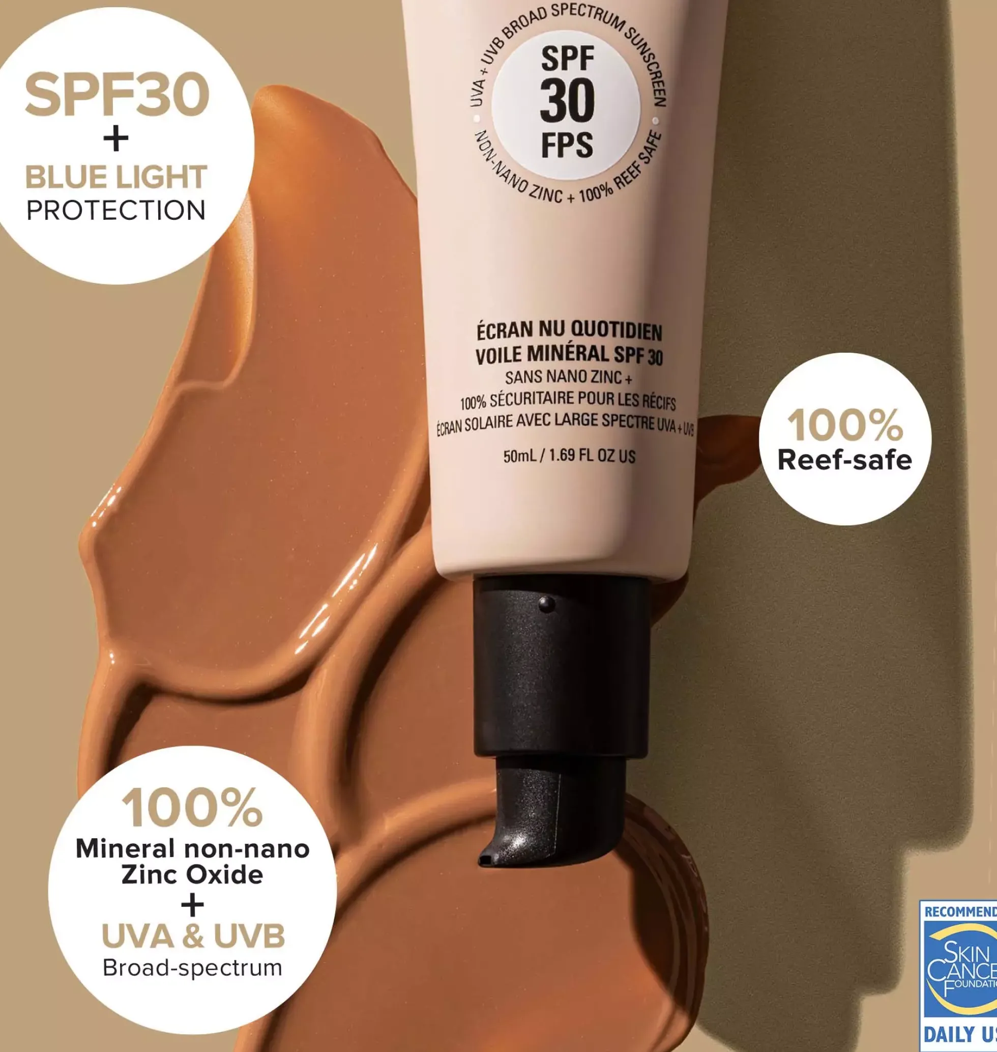 Nudestix Nudescreen Daily Mineral Veil SPF30 Warm