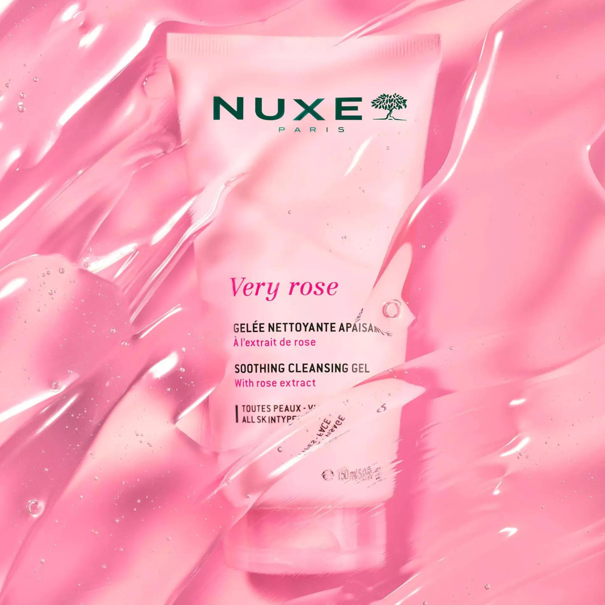 NuxeVery rose Soothing Cleansing Gel 150 ml