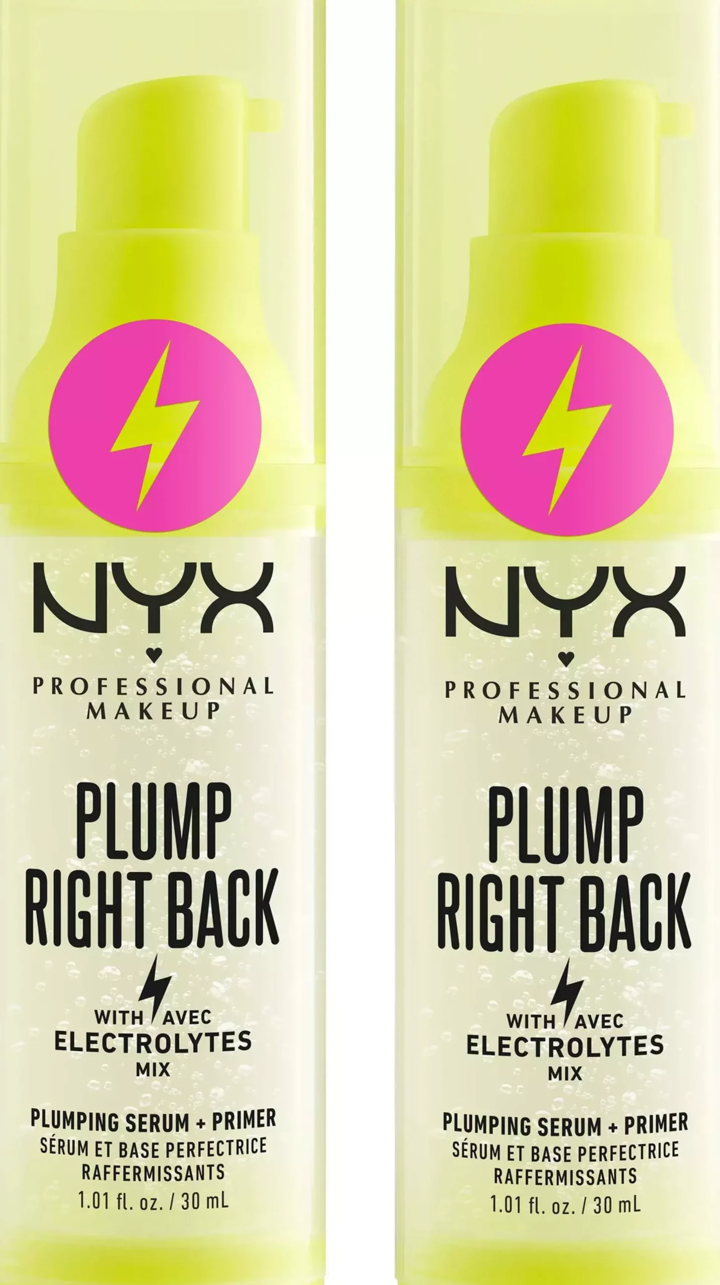 NYX PROFESSIONAL MAKEUP Bundle Plump Right Back Primer + Serum 30 ml x 2