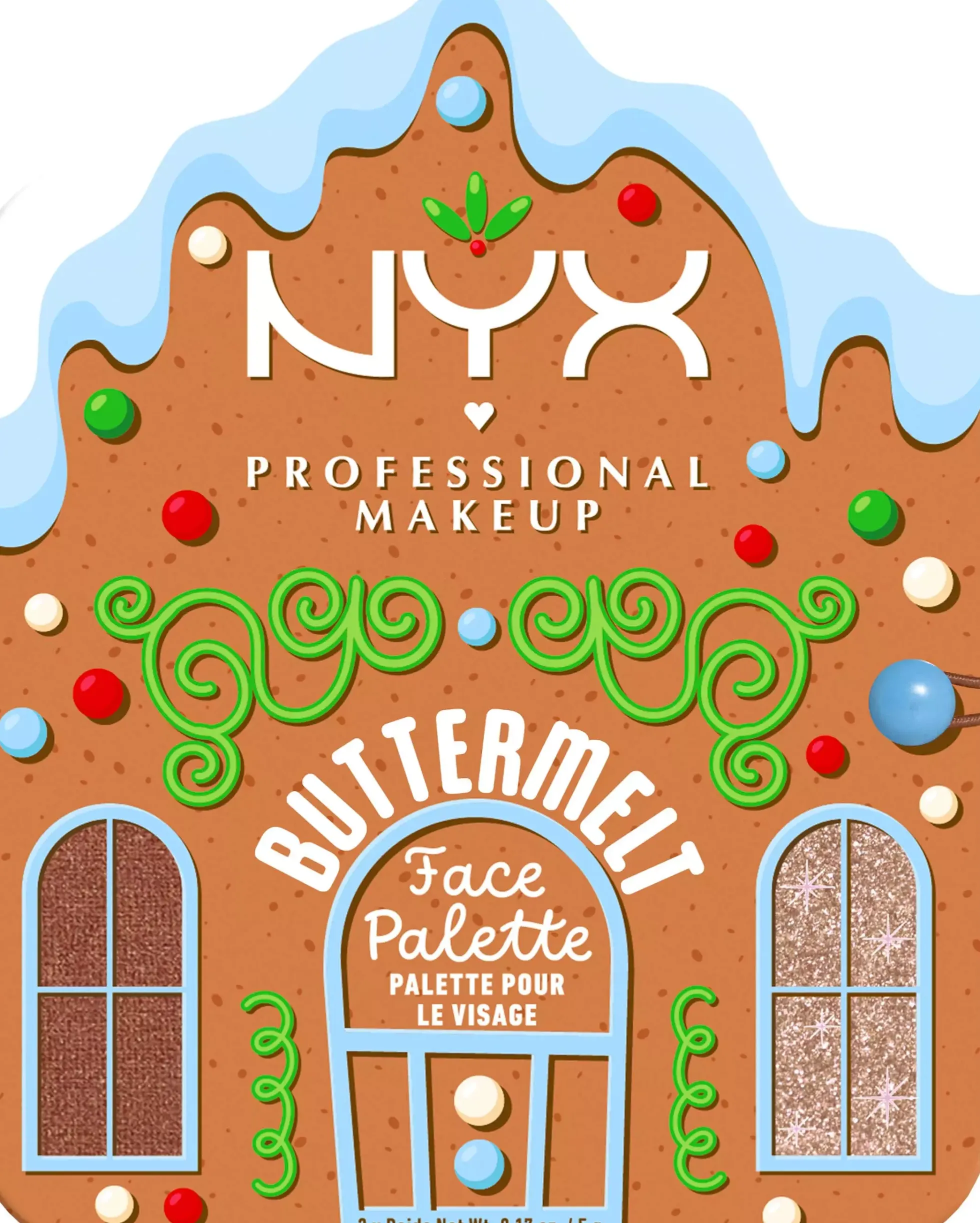 NYX PROFESSIONAL MAKEUP Buttermelt Face Palette Bronzer/Highlighter Deep