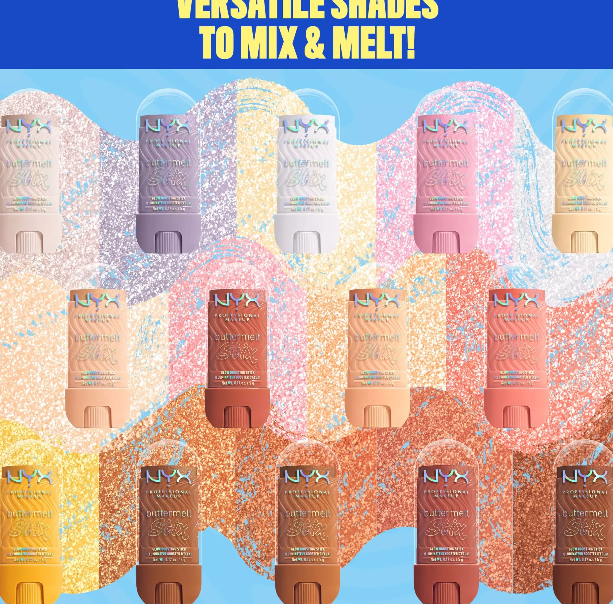 NYX PROFESSIONAL MAKEUP Buttermelt Glaze Highlighter Stix 05 Sending Melt