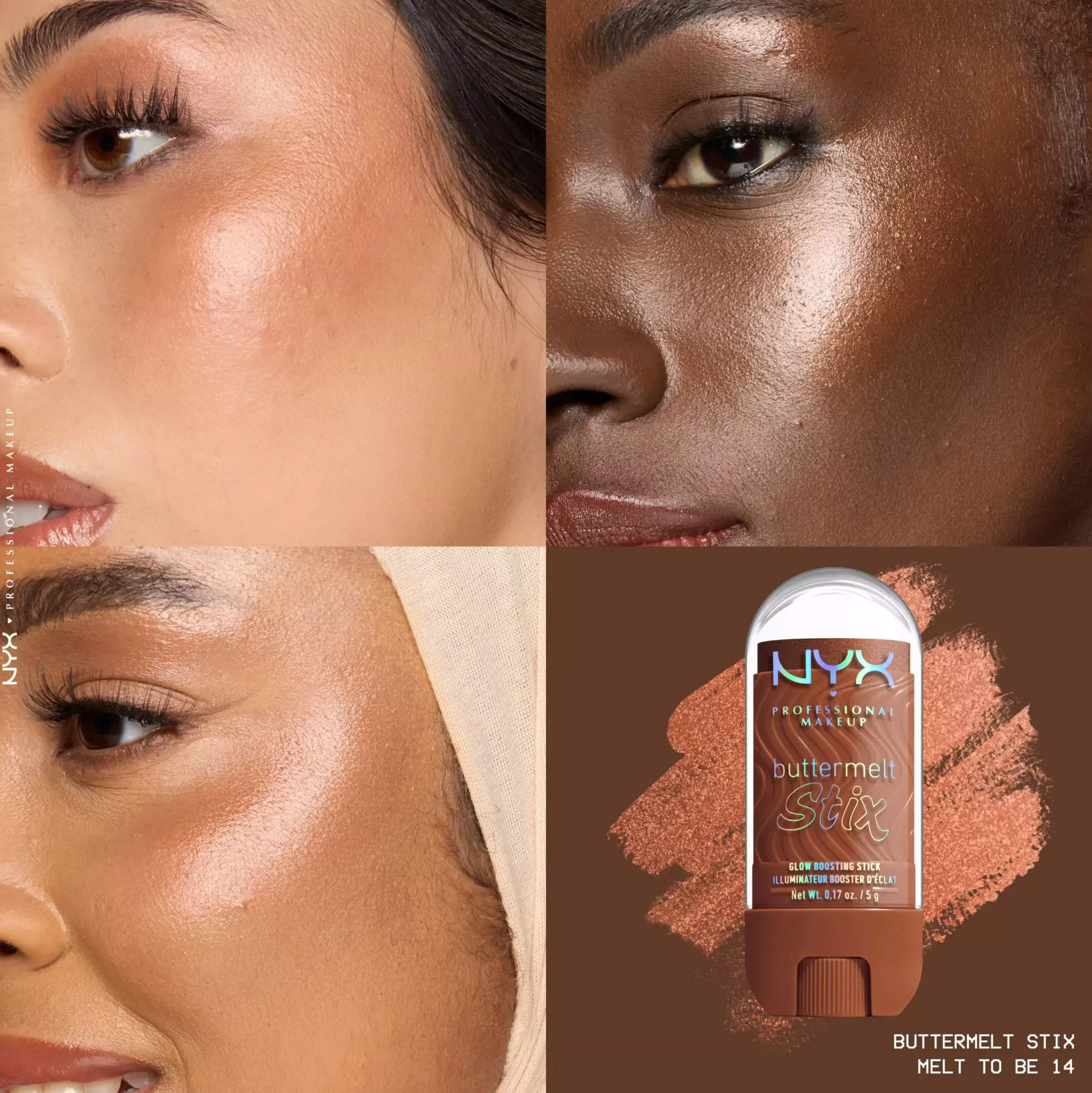NYX PROFESSIONAL MAKEUP Buttermelt Glaze Highlighter Stix 05 Sending Melt