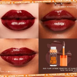NYX PROFESSIONAL MAKEUP Duck Plump Lip Lacquer 01 Clearly Spicy