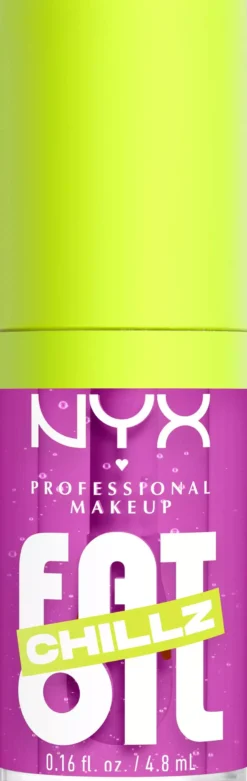 NYX PROFESSIONAL MAKEUP Fat Oil Chillz Lip Drip Lip Oil 16 Strawberry Slush