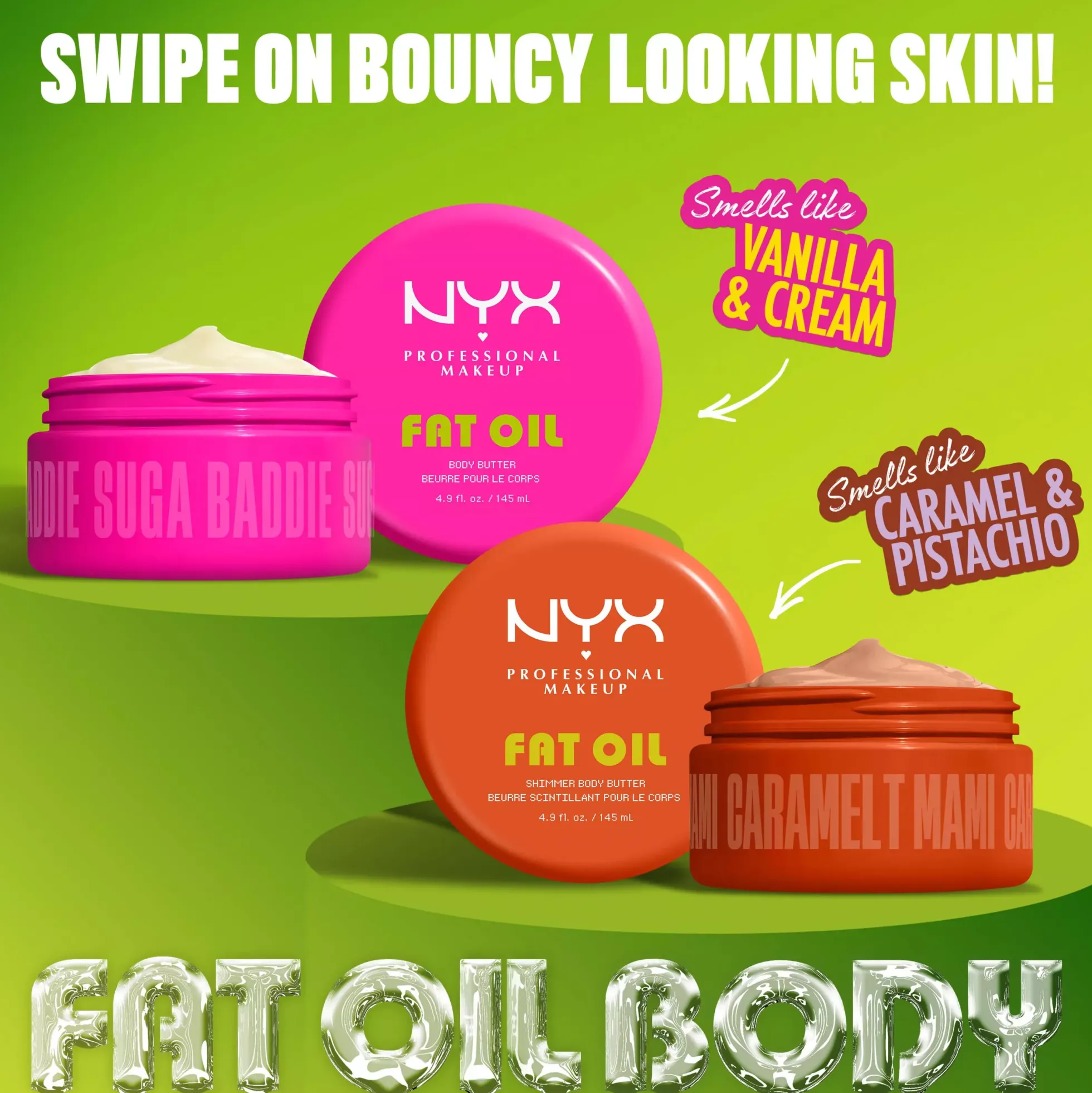 NYX PROFESSIONAL MAKEUP Fat Oil Body Butter Suga Baddie