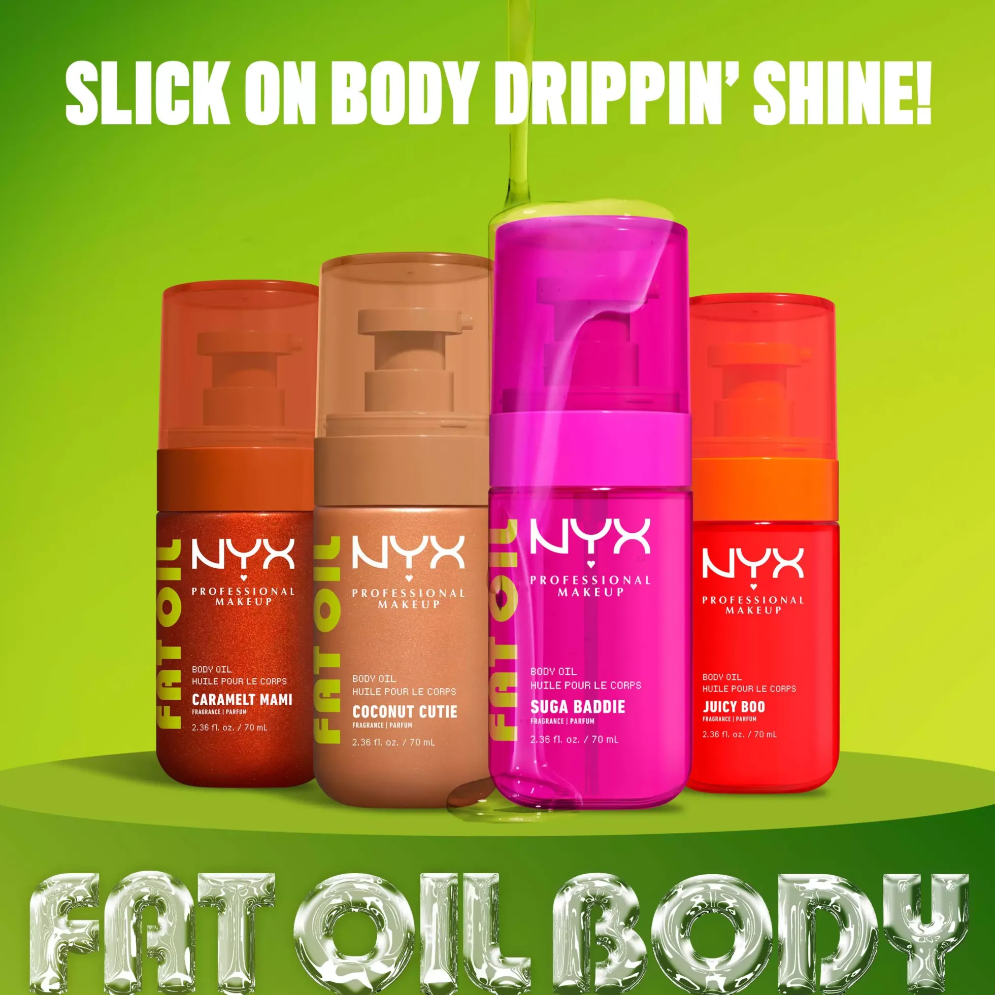 NYX PROFESSIONAL MAKEUP Fat Oil Body Oil Suga Baddie