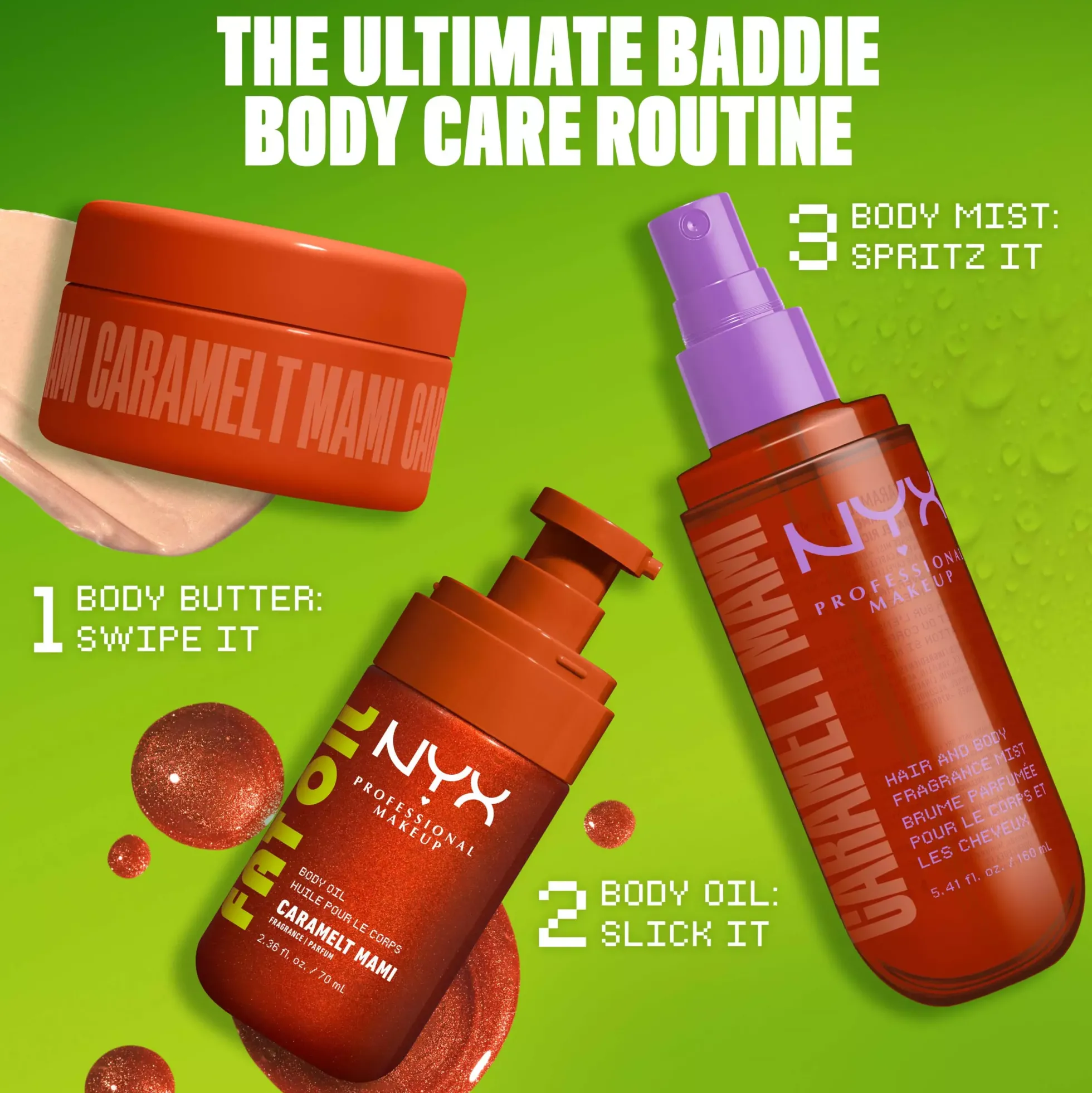 NYX PROFESSIONAL MAKEUP Fat Oil Body Oil Suga Baddie
