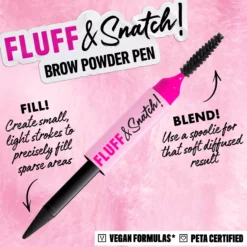 NYX PROFESSIONAL MAKEUP Fluff & Snatch Brow Powder Pen 02 Taupe
