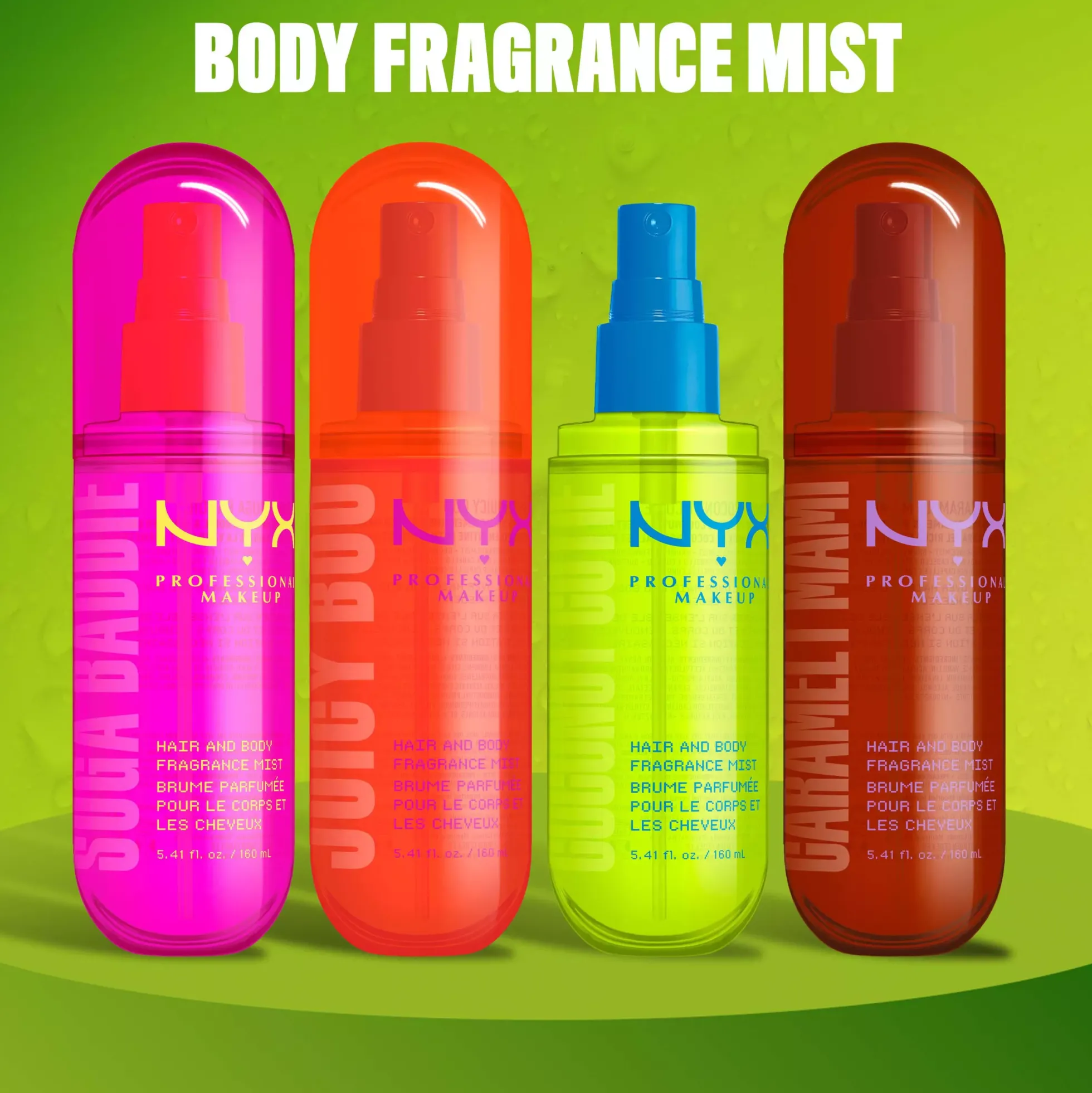 NYX PROFESSIONAL MAKEUP Hair And Body Fragrance Mist Suga Baddie