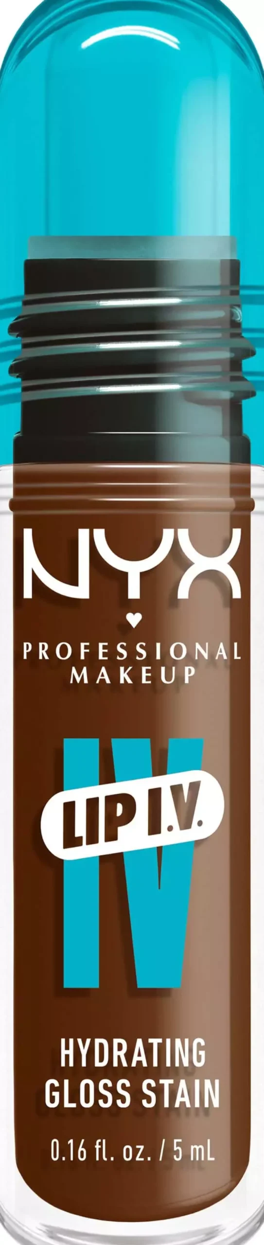 NYX PROFESSIONAL MAKEUP Lip I.V. Hydrating Gloss Stain Lip Gloss 17 Petal Pourin