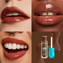 NYX PROFESSIONAL MAKEUP Lip I.V. Hydrating Gloss Stain Lip Gloss 02 Hydra-Honey