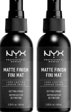NYX PROFESSIONAL MAKEUP Matte Finish, Makeup Setting Spray 01 Matte Duo 2x60 ml