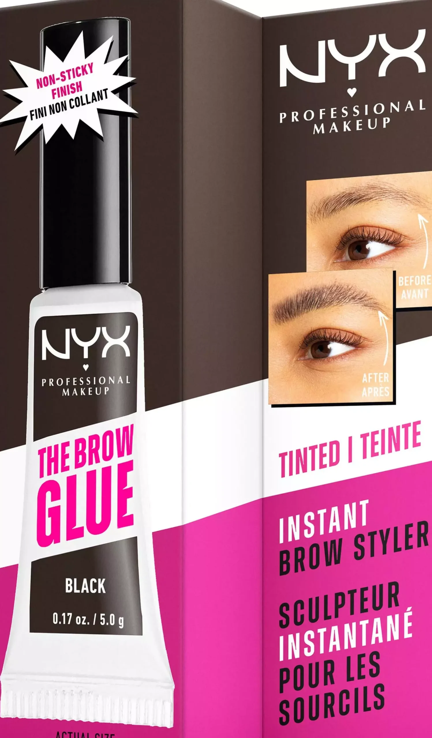 NYX PROFESSIONAL MAKEUP The Brow Glue Lamination Gel 01 Transparent