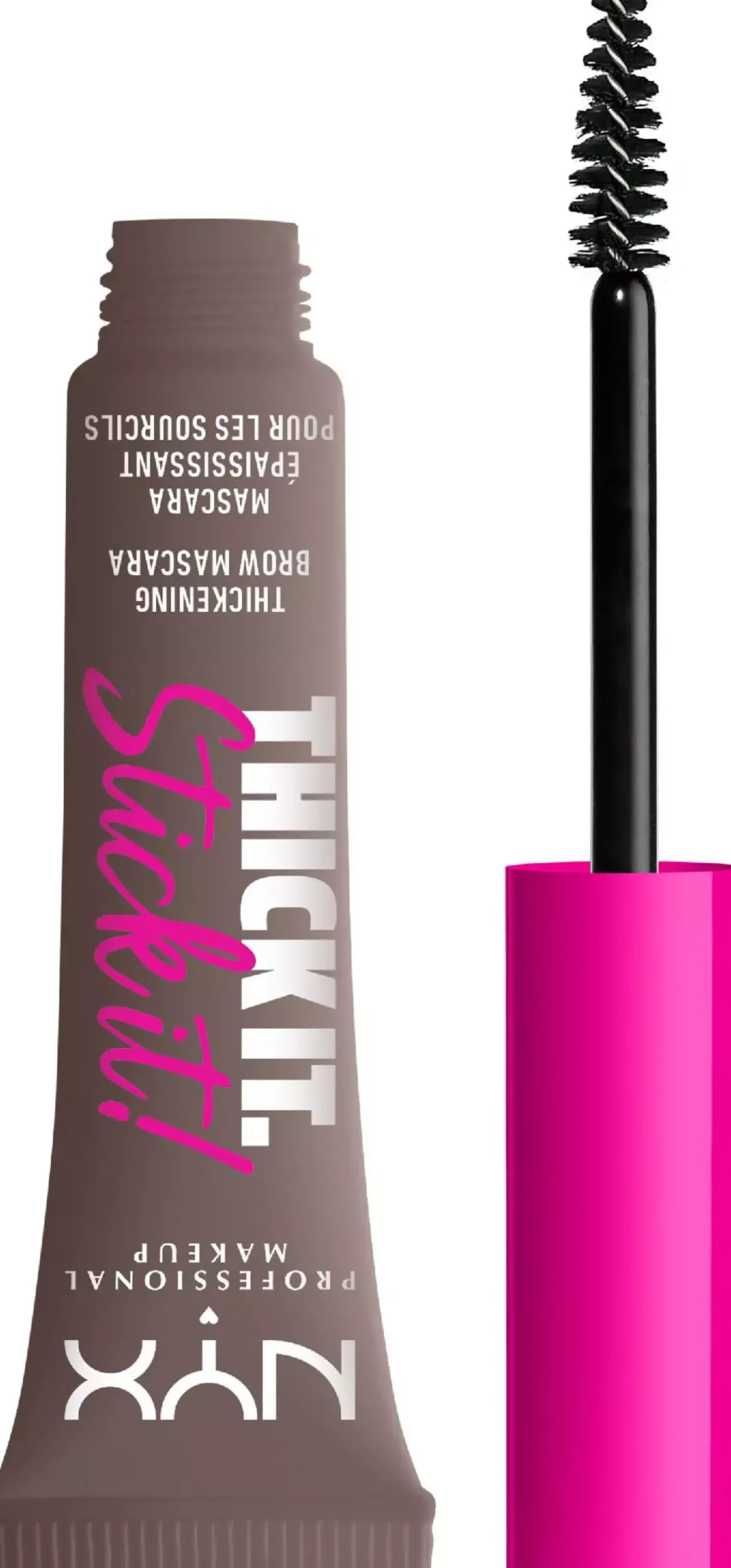 NYX PROFESSIONAL MAKEUP Thick it. Stick it! Brow Mascara Cool Ash Brown