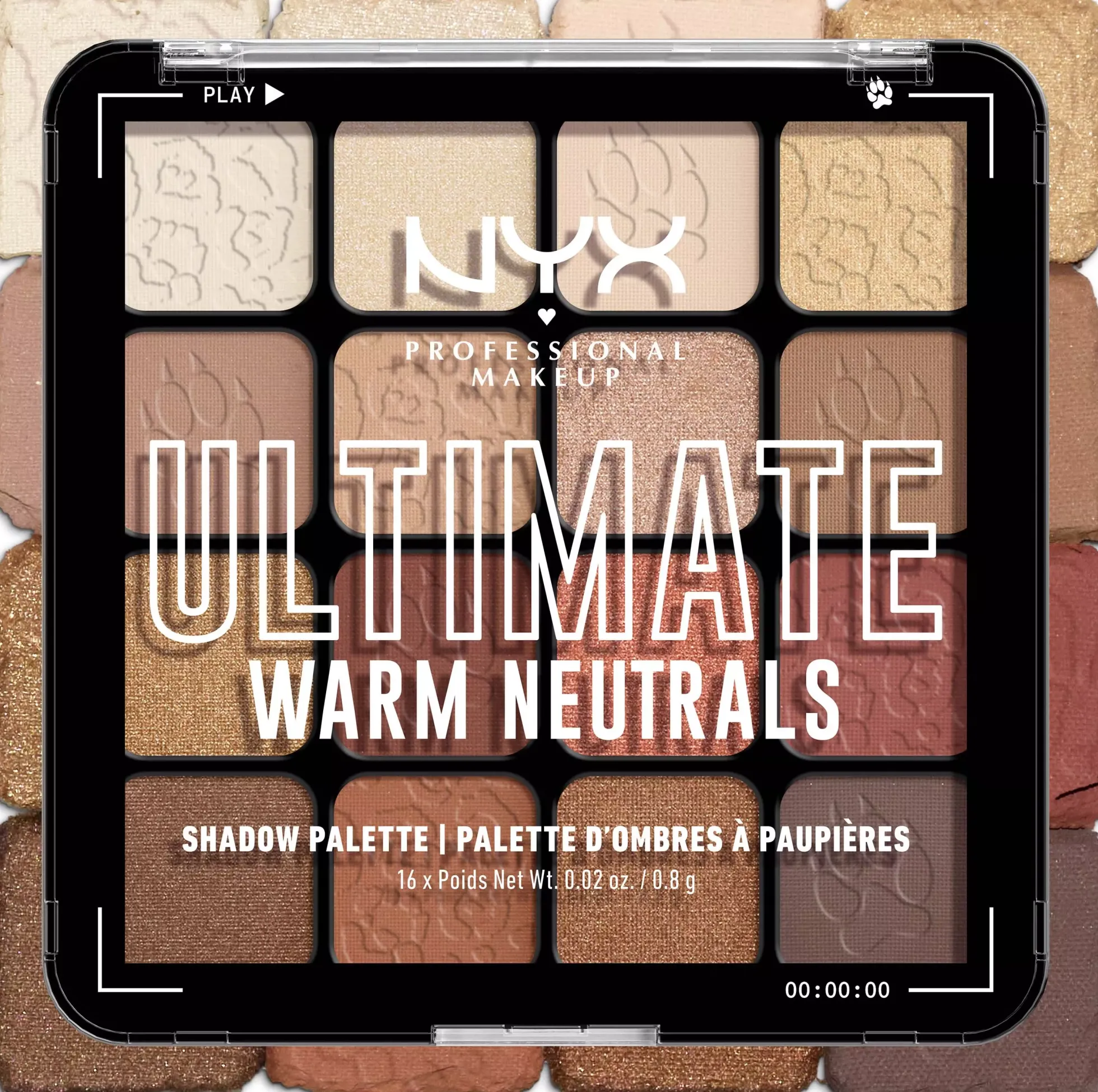 NYX PROFESSIONAL MAKEUP Ultimate Shadow Palette 05W Warm Neutrals