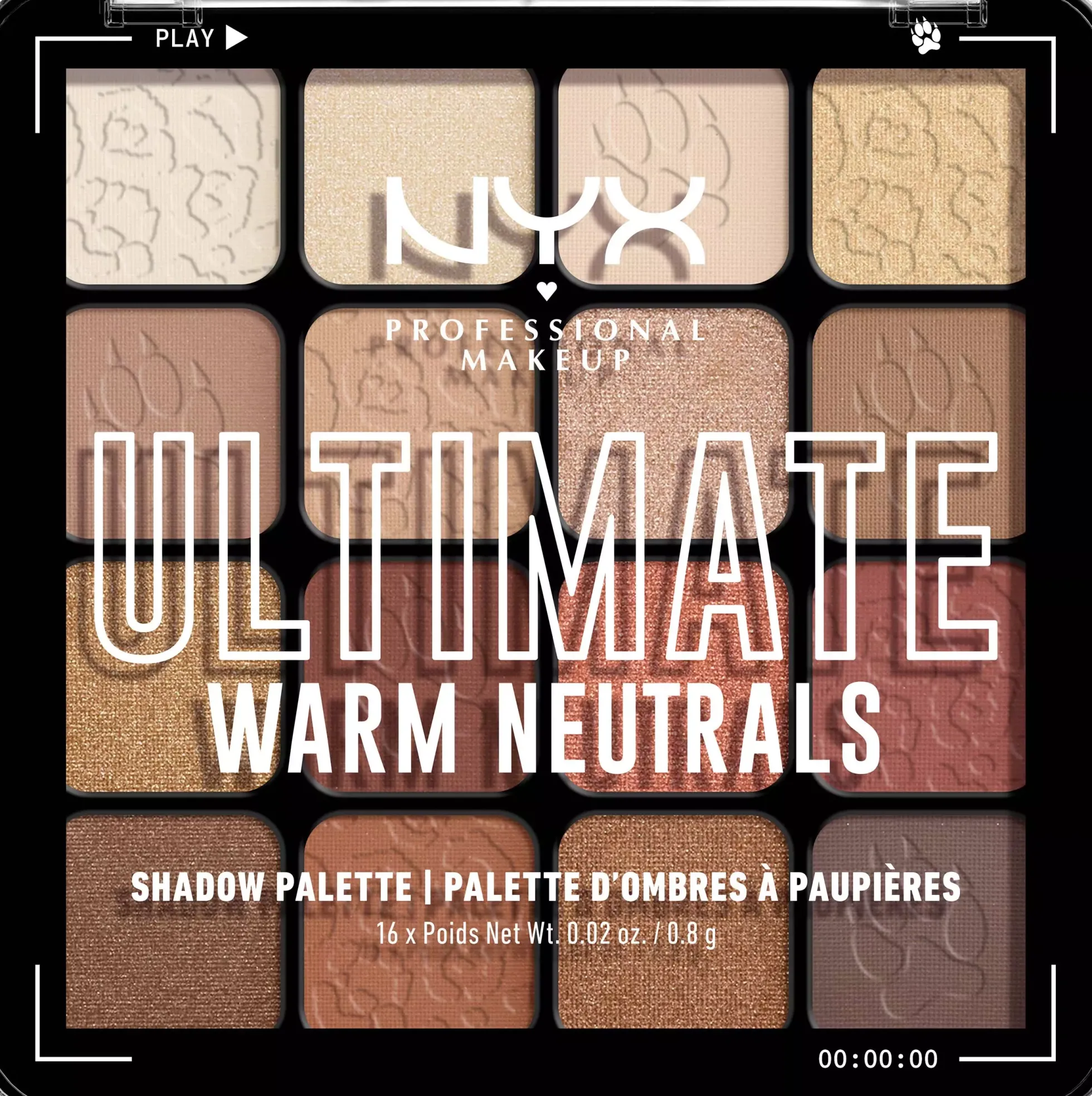 NYX PROFESSIONAL MAKEUP Ultimate Shadow Palette 05W Warm Neutrals