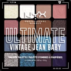 NYX PROFESSIONAL MAKEUP Ultimate Shadow Palette 01W Vintage Jean Baby