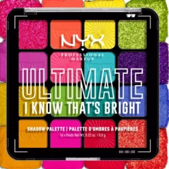 NYX PROFESSIONAL MAKEUP Ultimate Shadow Palette 04W I Know Thats Bright