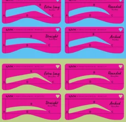 NYX PROFESSIONAL MAKEUP Zero to Brow Stencil Skinny Brows