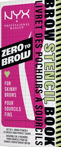 NYX PROFESSIONAL MAKEUP Zero to Brow Stencil Skinny Brows