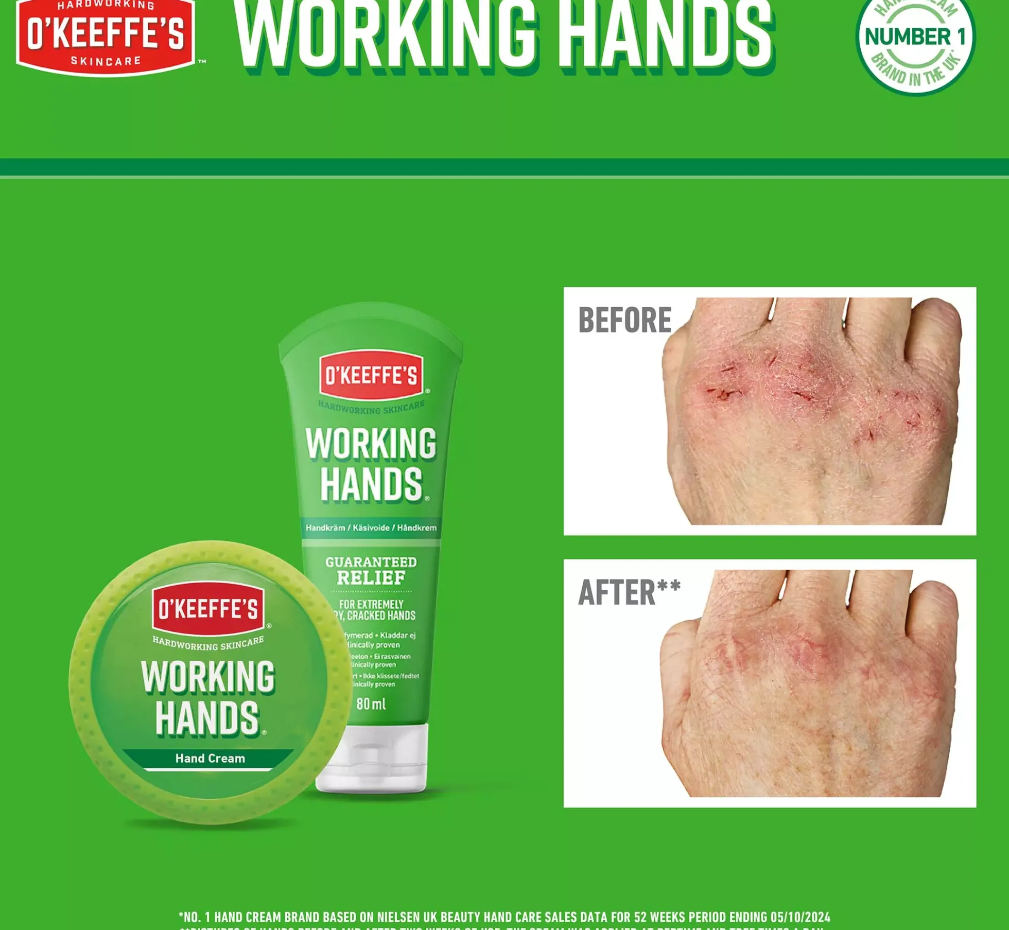 O´Keeffe´s Working Hands Hand Cream 80 ml