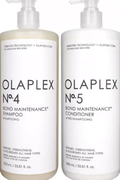 Olaplex Bond Maintenance Bundle No.4 Shampoo 1000 ml & No.5 Conditioner 1000 ml
